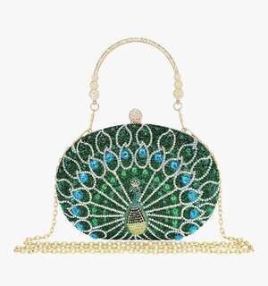 MAIRLOM Women's Evening Bags Sparkly Rhinestone Clutch Purses Luxury Diamond Pea
